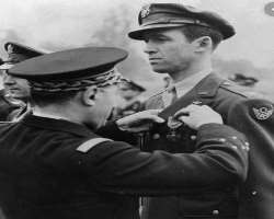 Most of us didn't know that he served the United States Air Force at the time of the Second World War. He retired in 1959 as a brigadier general.